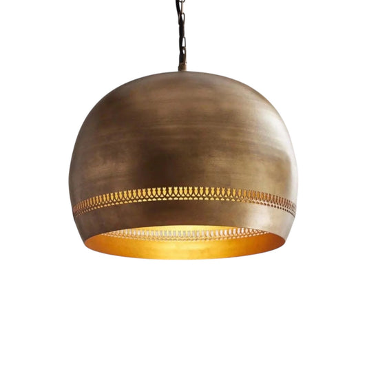 Brass Dome Light Fixture,  - Pendant Lamp, Pendant light, Moroccan dome, Dome light, Dome lamp, Dome lights, Pendant dome light, Moroccan lights, Ceiling light, Pendant dome lamp