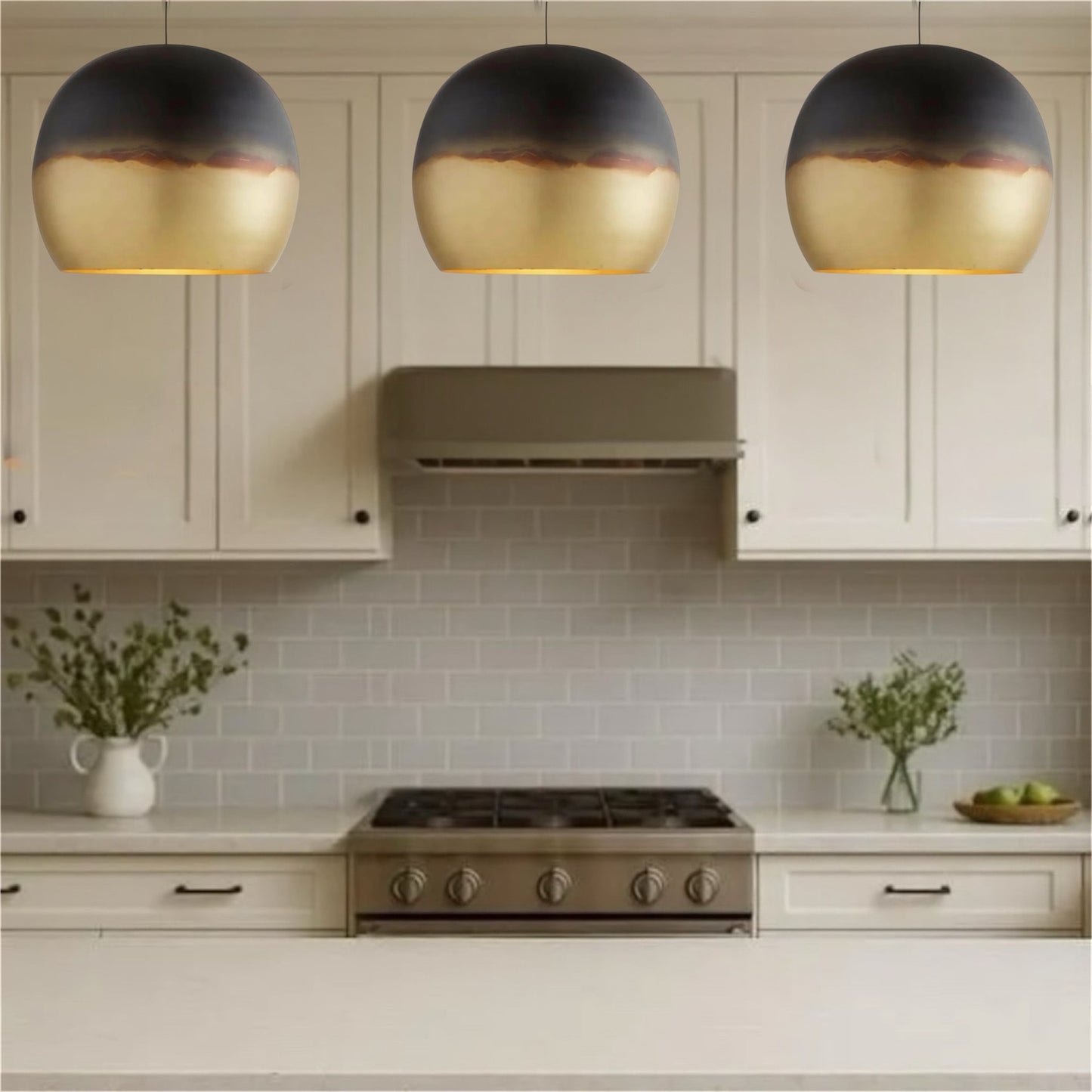 Brass Dome Light Fixture, Black With Gold Brass - Kitchen Island Light Fixture, Handmade Green Patina, Oxidized Light Fixture, Copper Pendant Industrial, Oxidized Copper Pendant Lights, dome lamp, moroccan lamp, vintage light pendant light, metal table lamps, Blue Copper Pendant Light