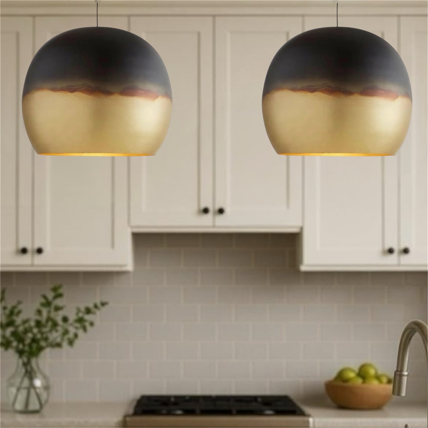 Brass Dome Light Fixture, Black With Gold Brass - Kitchen Island Light Fixture, Handmade Green Patina, Oxidized Light Fixture, Copper Pendant Industrial, Oxidized Copper Pendant Lights, dome lamp, moroccan lamp, vintage light pendant light, metal table lamps, Blue Copper Pendant Light