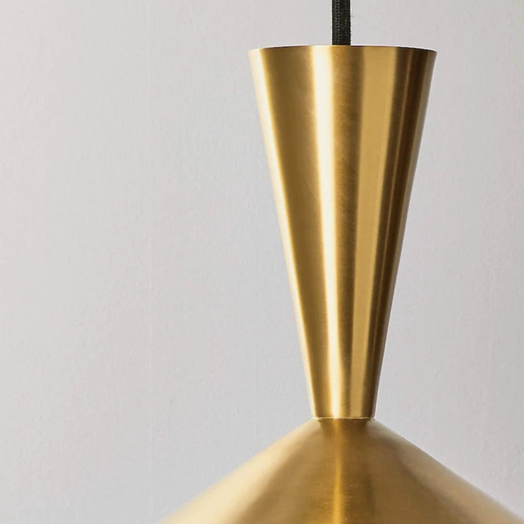 Ceiling Light Fixture - Gold, White & Black Brass - Ref.1172