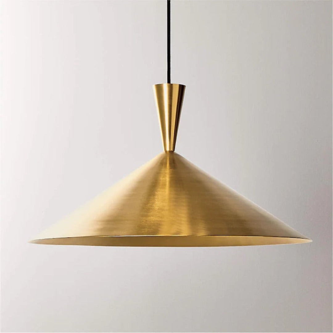 Ceiling Light Fixture - Gold, White & Black Brass  - Ref.1172