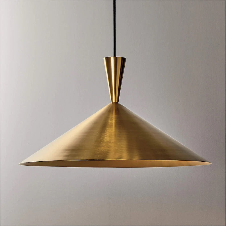 Ceiling Light Fixture - Gold, White & Black Brass  - Ref.1172