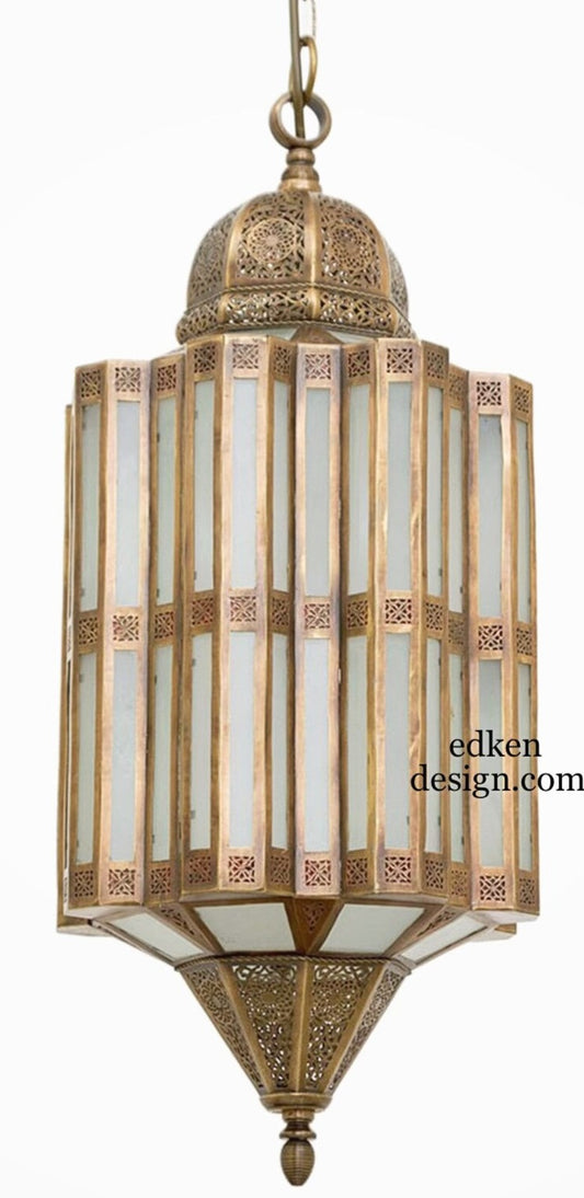 Moroccan Glass Ceiling Lamp - Ref. 1214