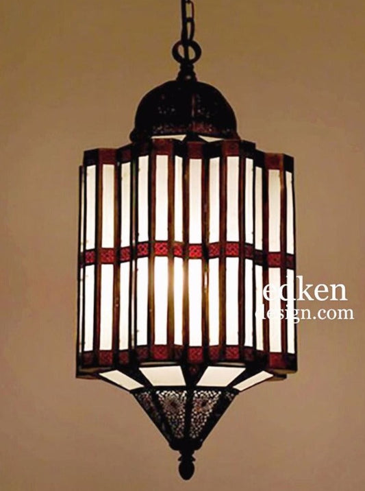 Moroccan Glass Ceiling Lamp - Ref. 1214