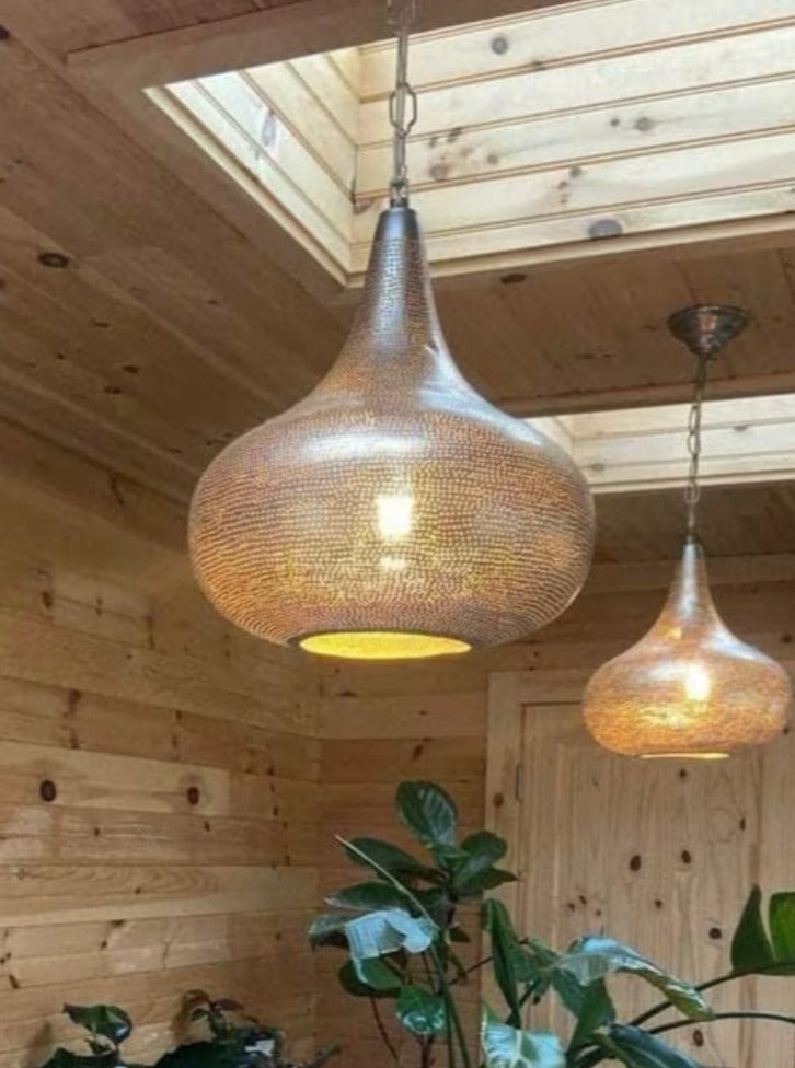 Set of 2 Moroccan Ceiling Lamp - Ref. 1196