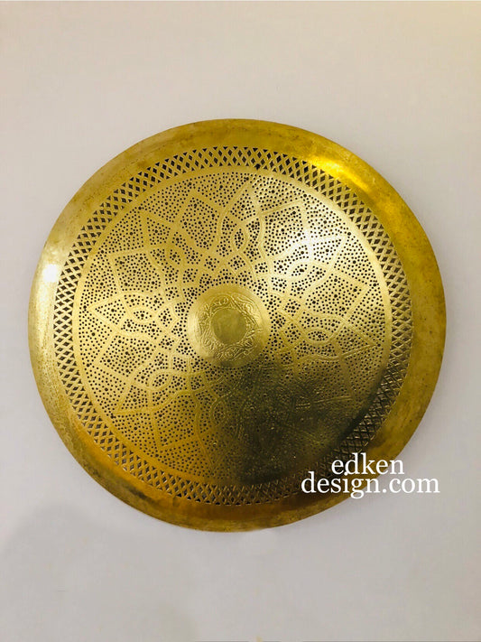 EDKEN LIGHTS - Morocco Brass Wall Light Sconce Moroccan Wall Sconces Flush Mount Crafts Moroccan Design Moorish Ceiling lights Round