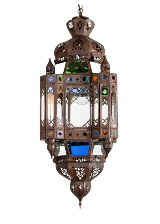 Moroccan Glass Ceiling Lamp - Ref. 2402