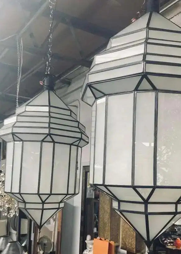 Moroccan Glass Ceiling Lamp - Ref. 2404