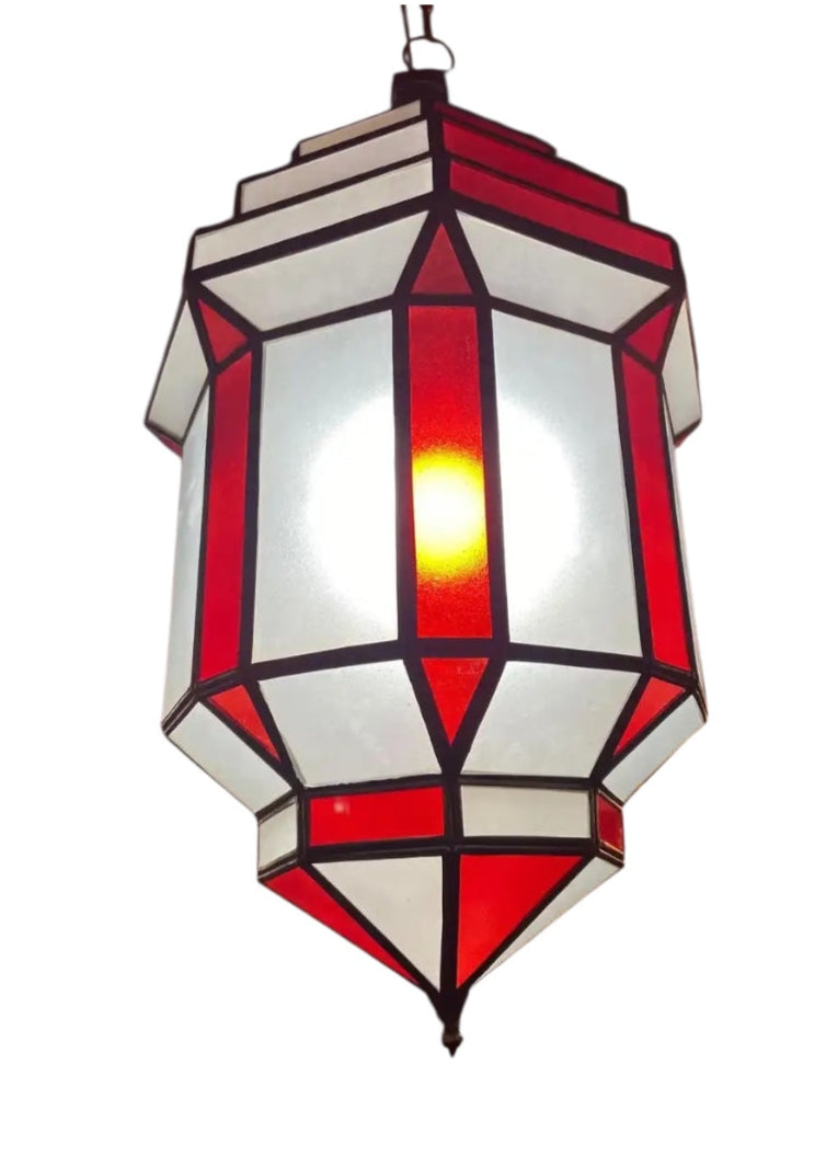 Moroccan Glass Ceiling Lamp - Ref. 2405