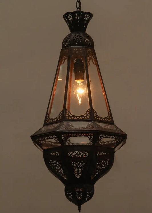 Moroccan Glass Ceiling Lamp - Ref. 2400