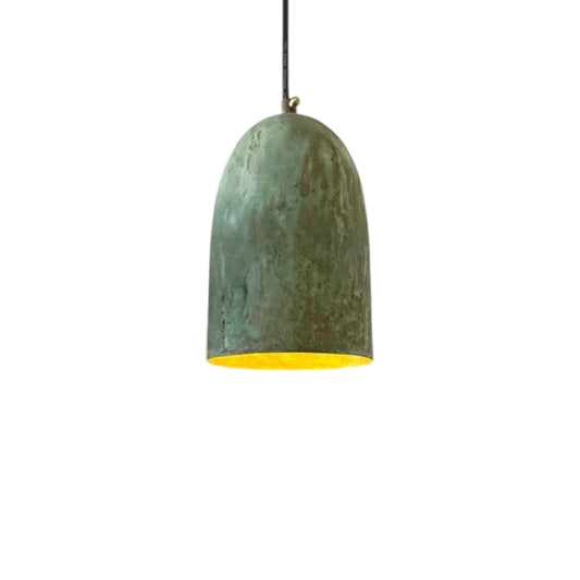 Oxidized Brass Dome Light Fixture - Ref.2729