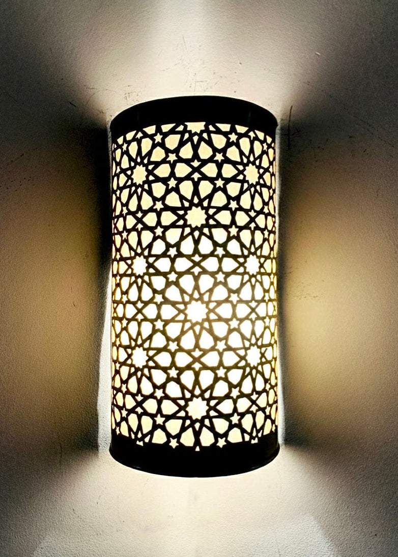 Set of 2 Traditional Moroccan Brass Wall Sconces – Edken Lights Ltd