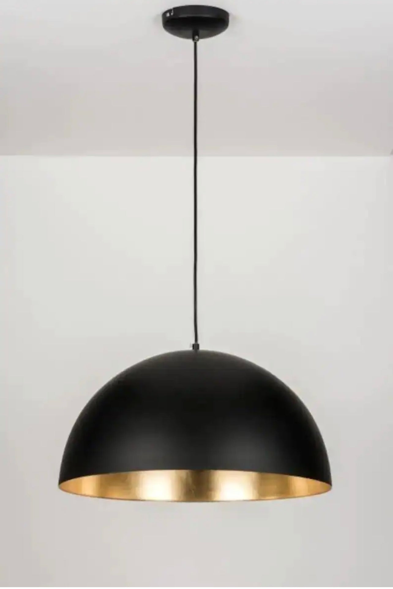 Set of 2 Dome Light, Black Brass 1041