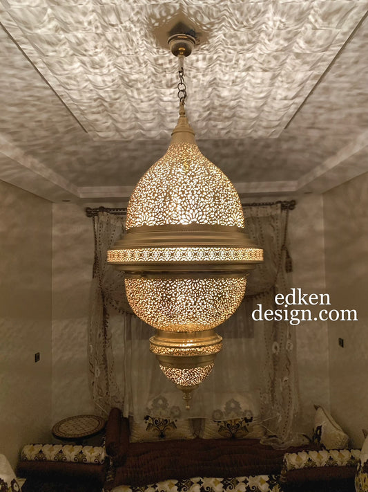 EDKEN LIGHTS - Morocco Ceiling Lamp Shades Fixture Moroccan Handcrafted Pendant Lights
