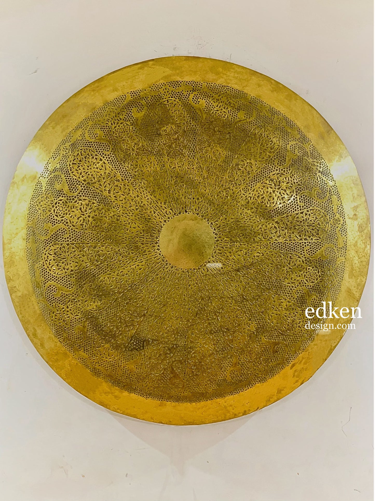 Edken Lights - Moroccan Brass Wall Light Sconces  Moroccan Arts Wall Sconces Flush Mount Crafts Moroccan Design Moroccan Wall Light Round