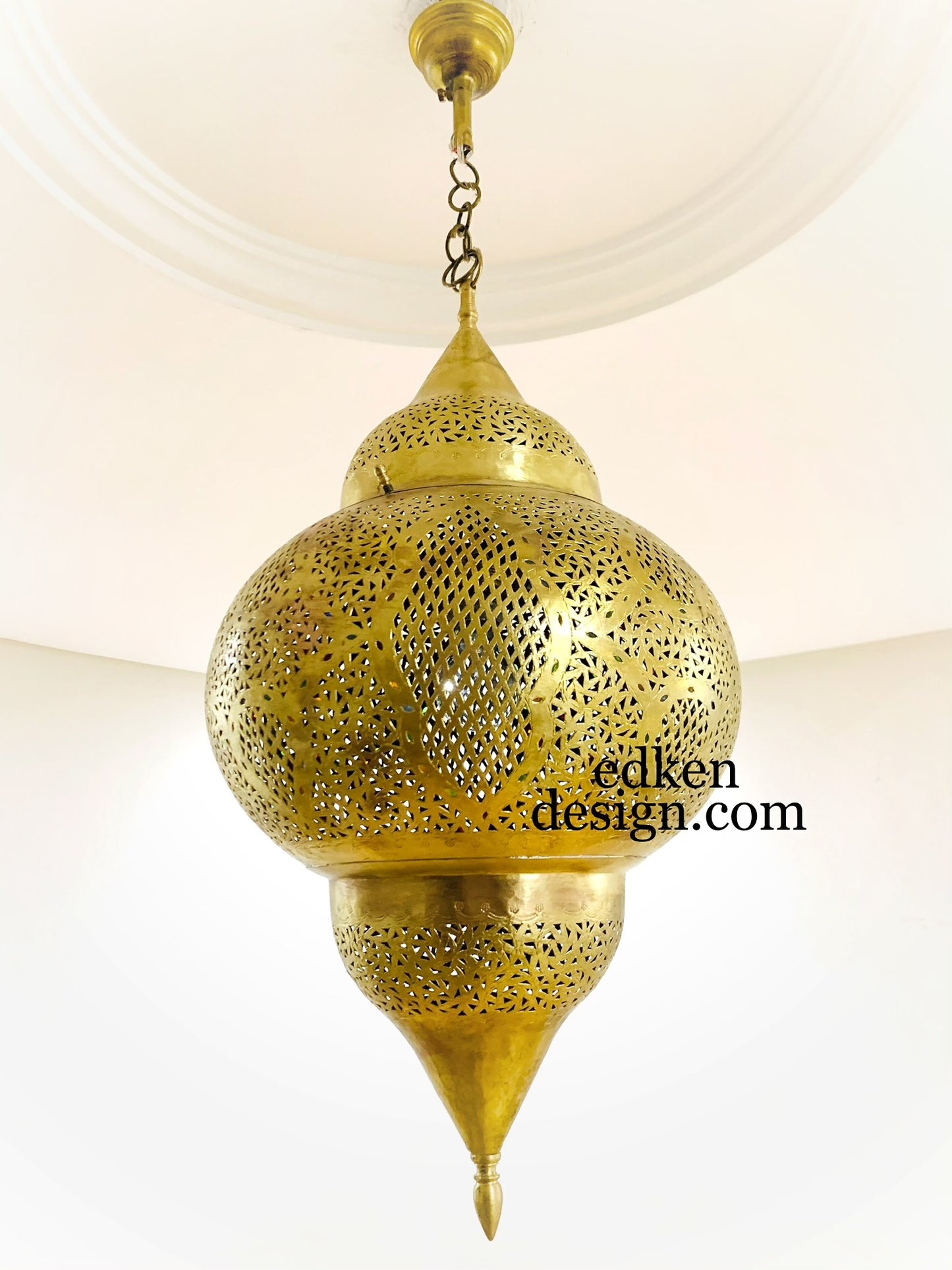 EDKEN LIGHTS - OFF Morocco Ceiling Lamp Shades Fixture brass Morocco Chandelier