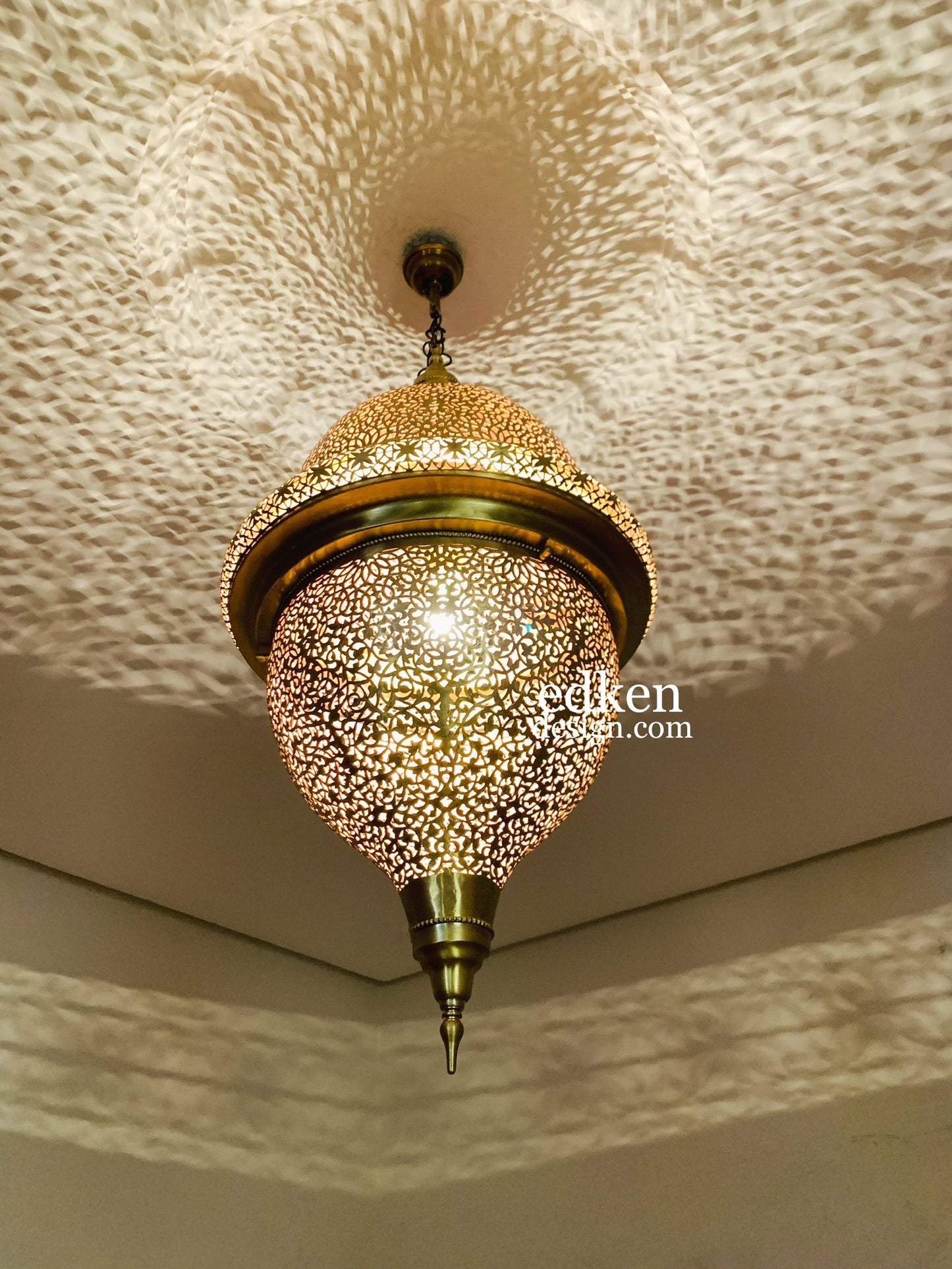 EDKEN LIGHTS - Morocco Ceiling Lamp Pendant Shades Fixture Moroccan Handcrafted Hanging Lights 3