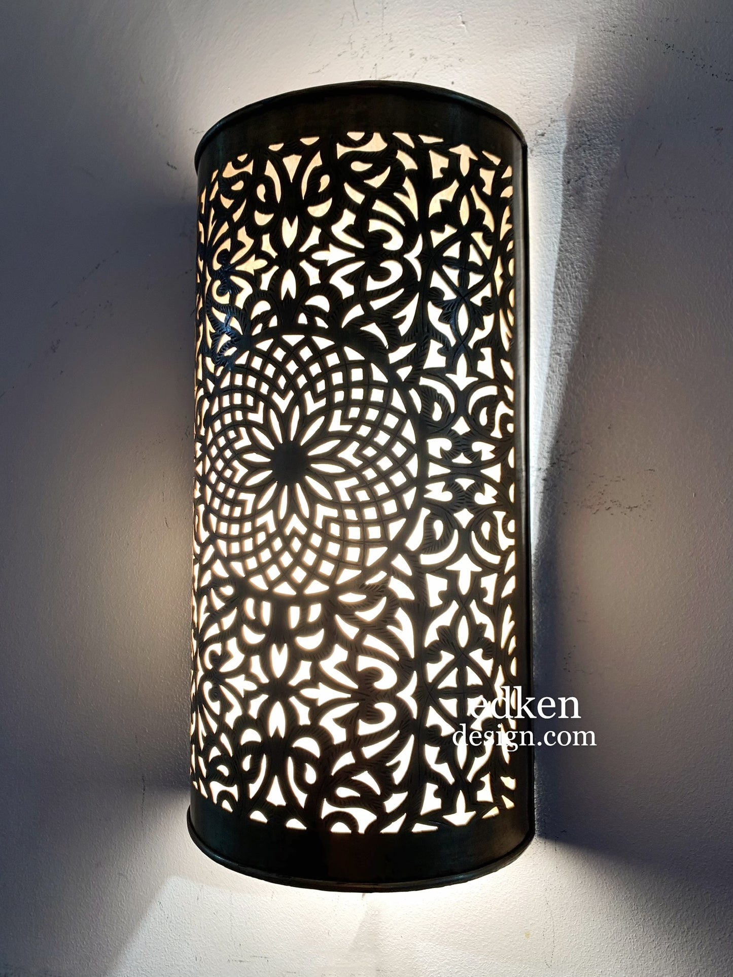 EDKEN LIGHTS - Moroccan Wall Lamps Sconce Fixture Morocco Wall Lights Handmade Brass lampshades Vintage Wall Design Home Decor