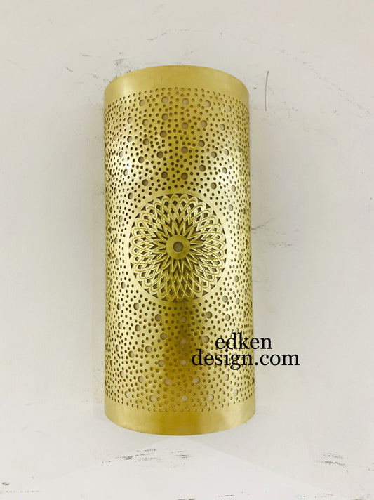 EDKEN LIGHTS - Moroccan Wall Lamps Sconce Fixture Pierced Wall Lights Handmade Vintage Home Decor