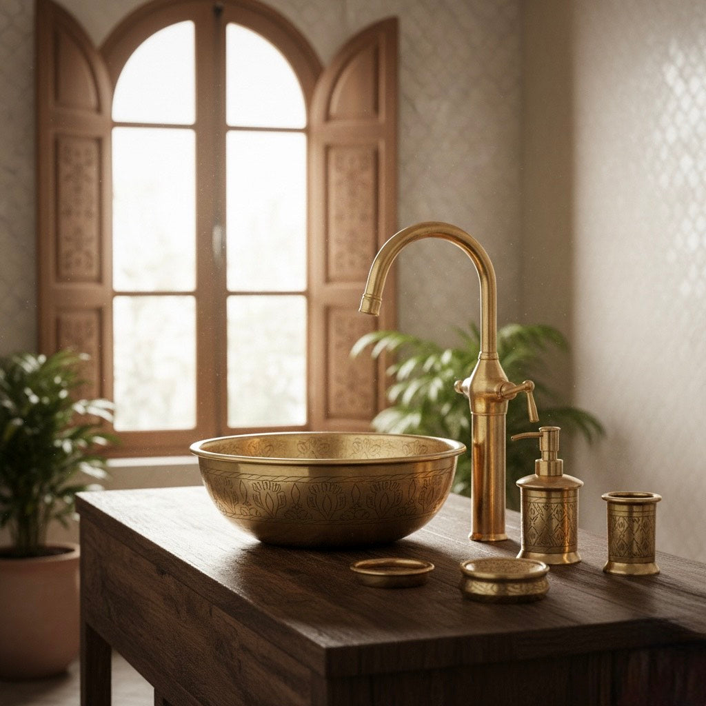 Brass Faucets & Sinks