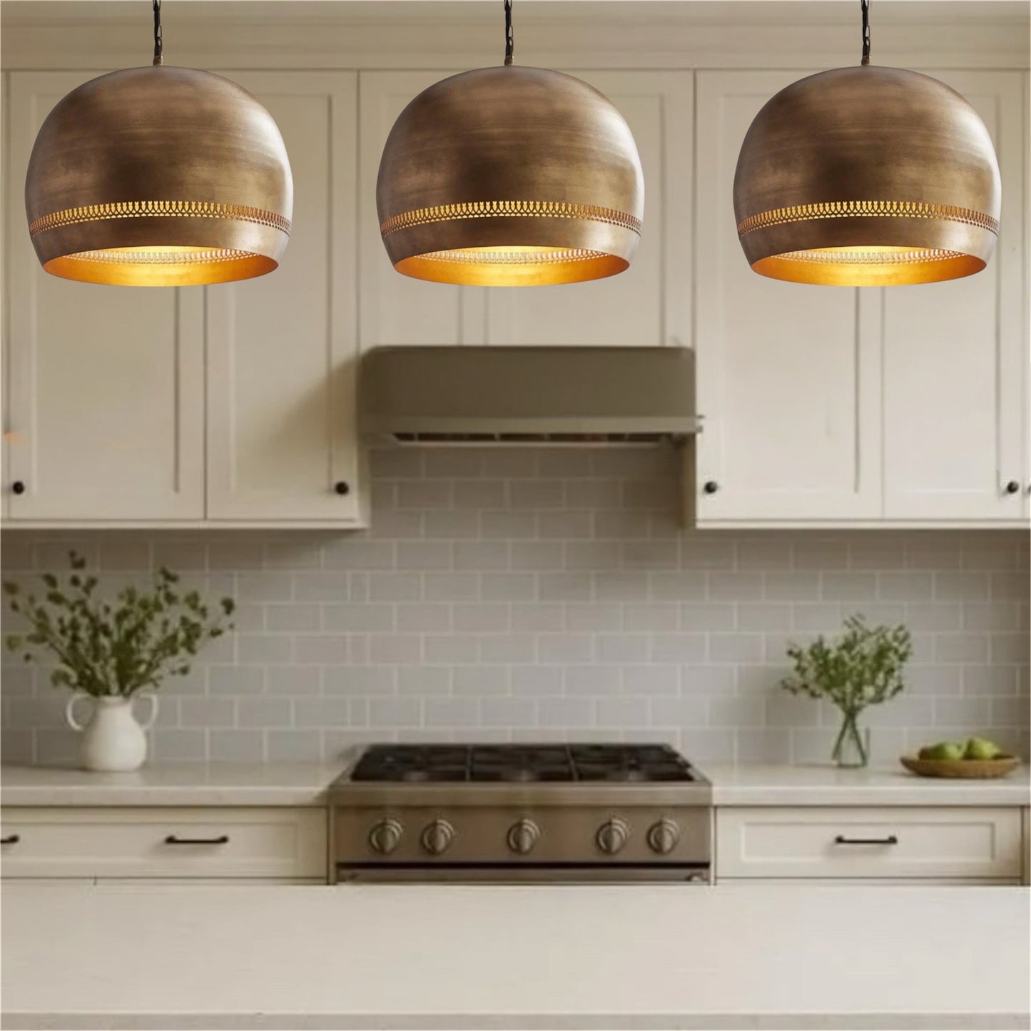 Brass Dome Light Fixture,  - Pendant Lamp, Pendant light, Moroccan dome, Dome light, Dome lamp, Dome lights, Pendant dome light, Moroccan lights, Ceiling light, Pendant dome lamp