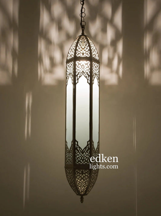 Moroccan Glass Ceiling Lamp