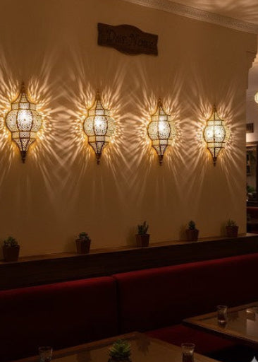 Set of 2 Moroccan Wall Sconces - Ref.1040