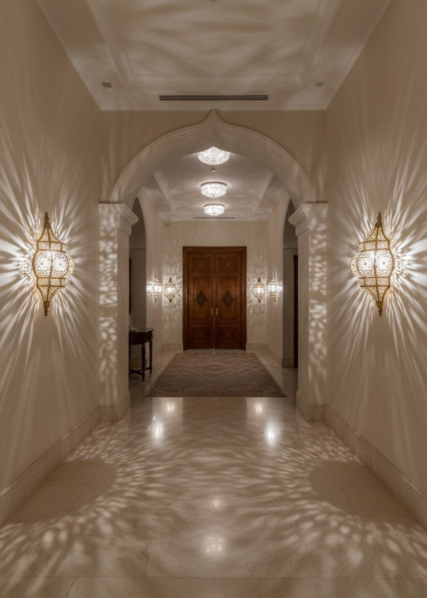 Set of 2 Moroccan Wall Sconces - Ref.1040