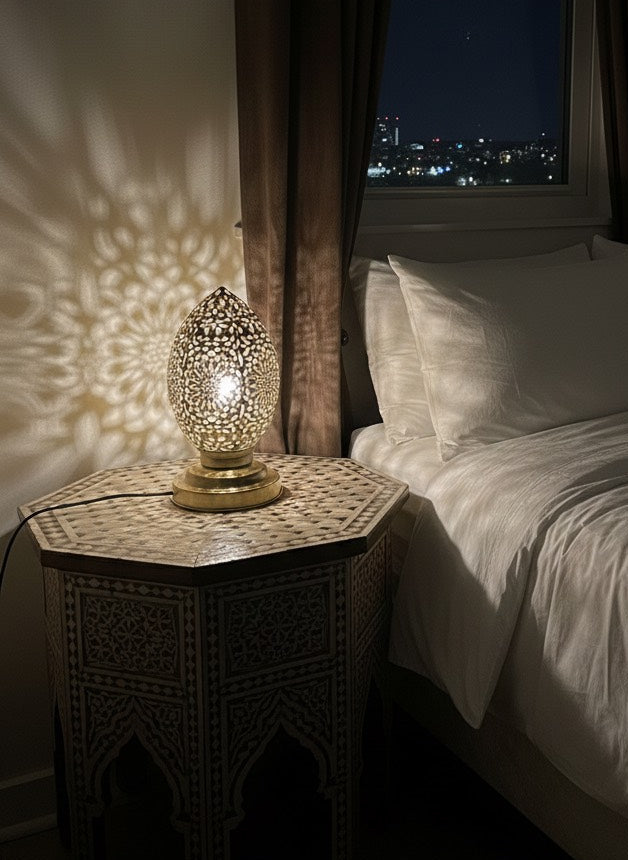 Moroccan Brass Table Lamp - Ref.1781