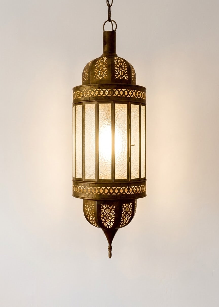 Moroccan Glass Ceiling Lamp - Ref. 2066