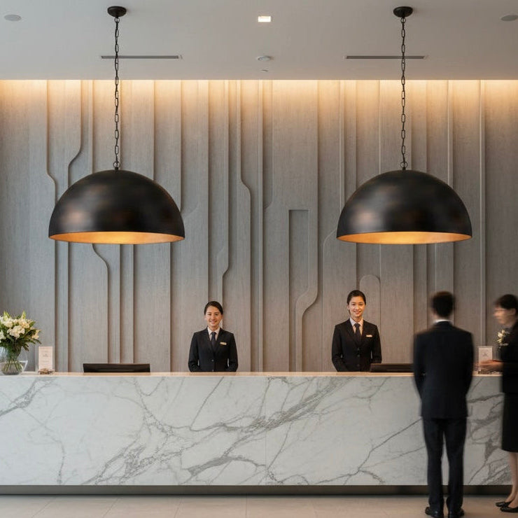 Antique Dome Brass Light Fixture  - Ref.1173