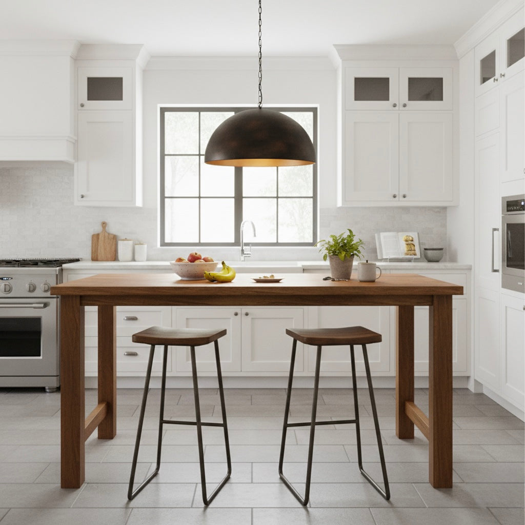 Antique Dome Brass Light Fixture  - Ref.1173