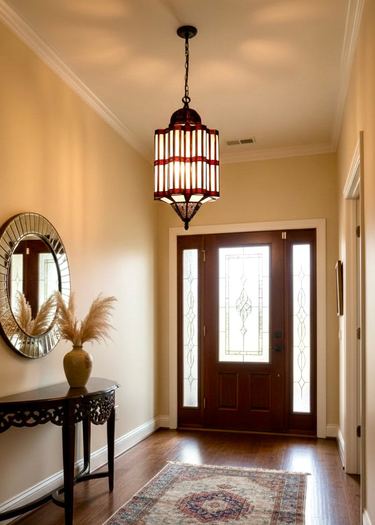 Authentic Moroccan entryway light, Marokkanische Flurbeleuchtung, illuminazione ingresso marocchina, decoration for UK and Europe homes.