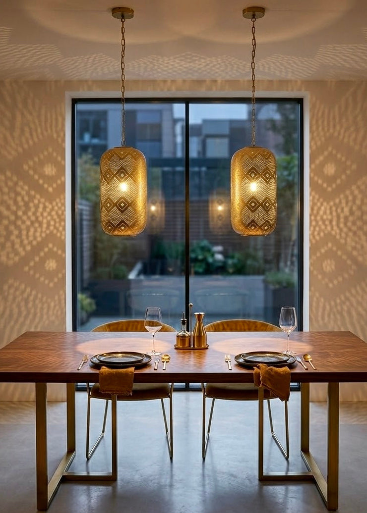Handcrafted Moroccan Brass Pendant Light | Edken Lights – Edken