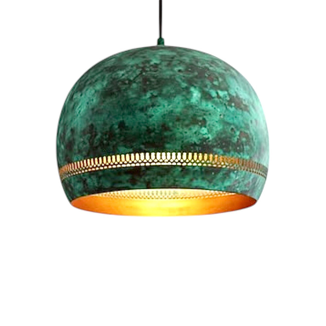 Brass Dome Light Fixture,  - Ref.2044