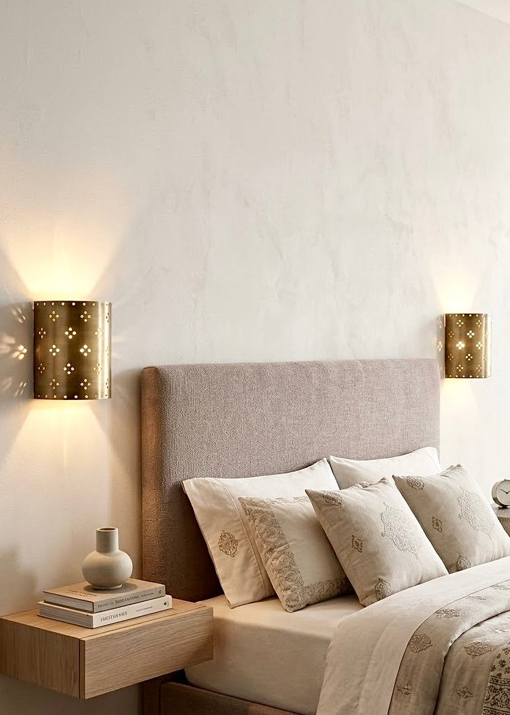 Set of 2 Moroccan Wall Sconces - Ref.2077