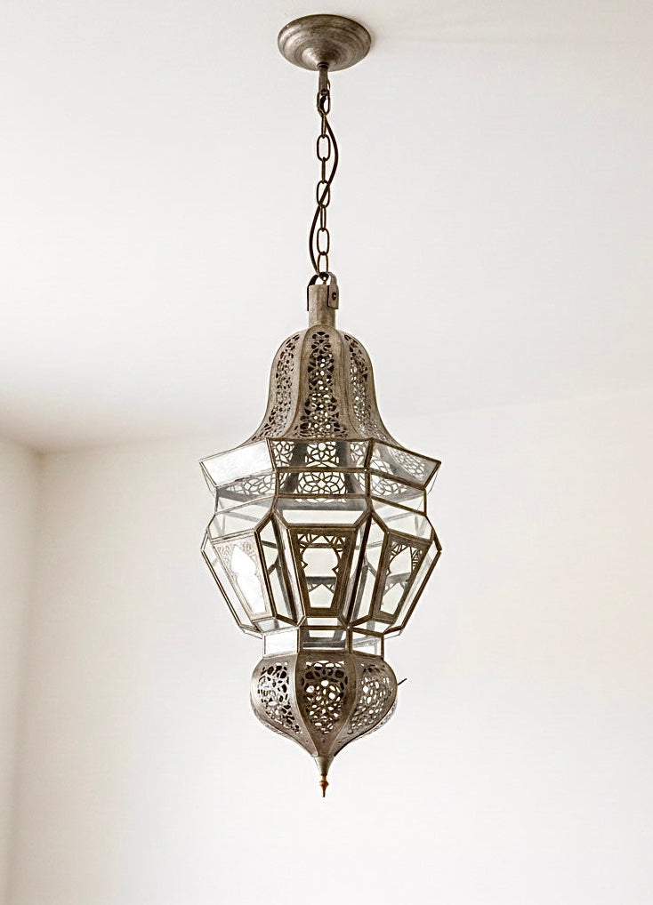 Moroccan Glass Ceiling Lamp - Ref. 2402
