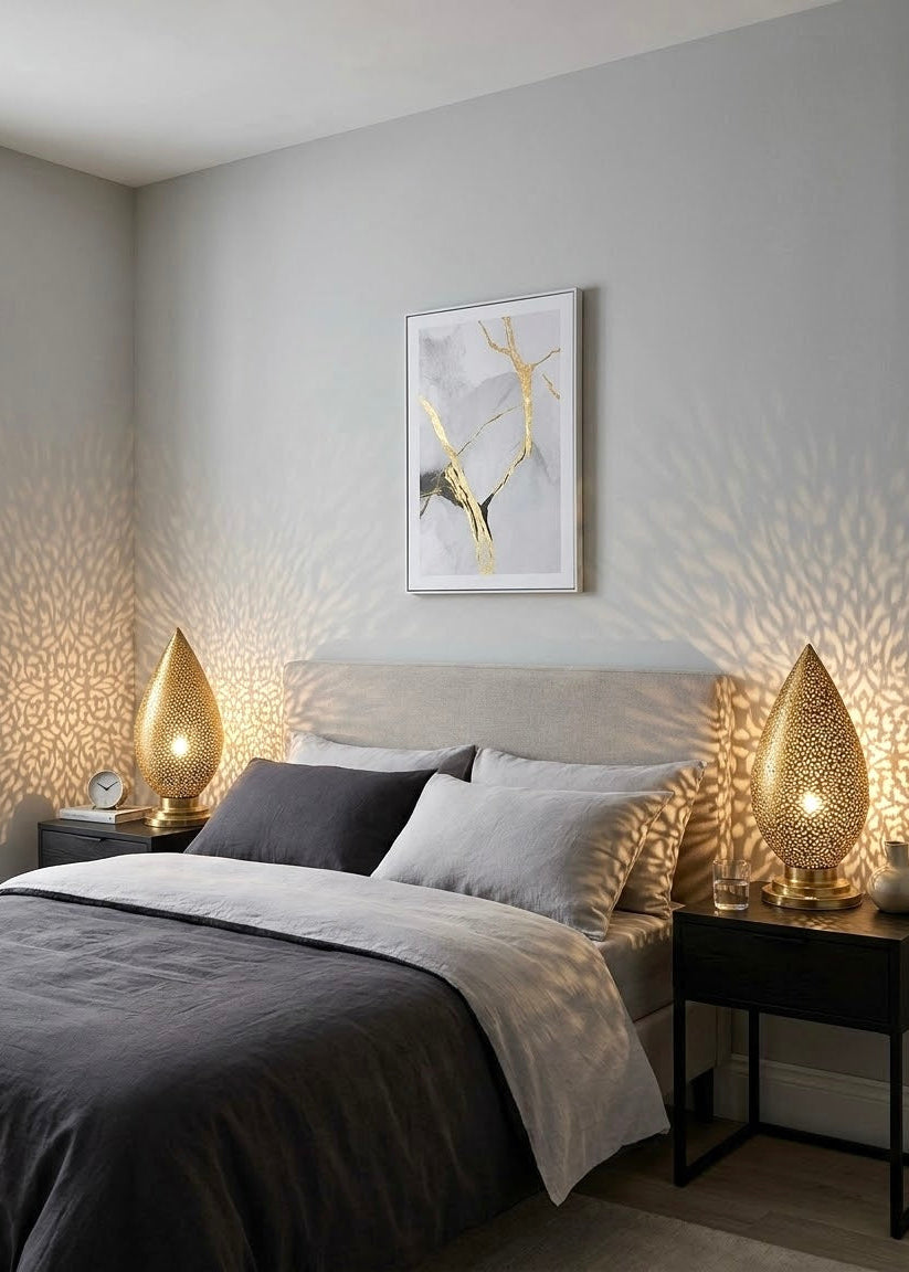 Moroccan Brass Table Lamp - Ref.2079