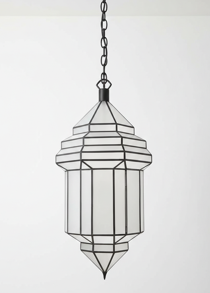 Moroccan Glass Ceiling Lamp - Ref. 2404