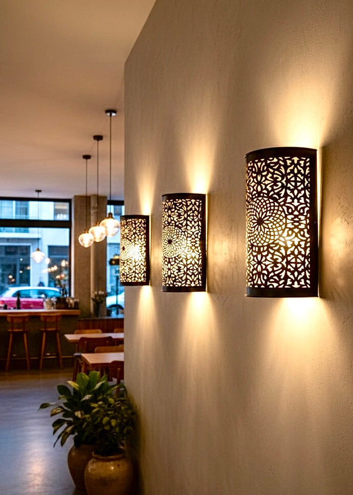 Set of 2 Moroccan Wall Sconces - Ref.1028
