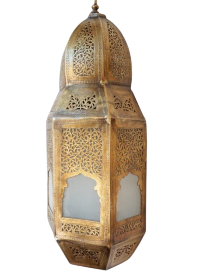 Handmade Moroccan Brass Wall Sconce | Authentic Moorish Wall Lamp