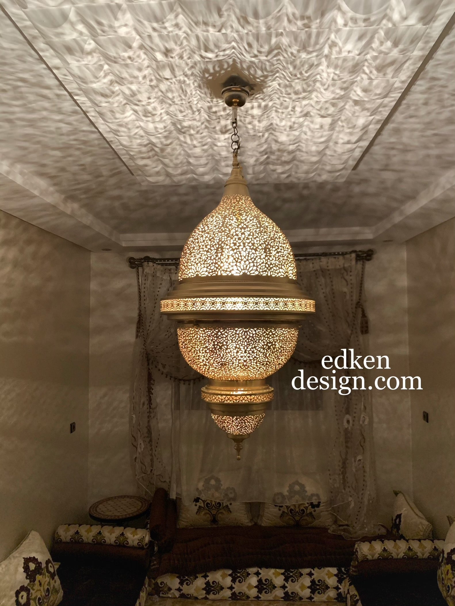afdeling halvø Bot Moroccan Ceiling Lamp - Ref. 1008 – Edken Lights