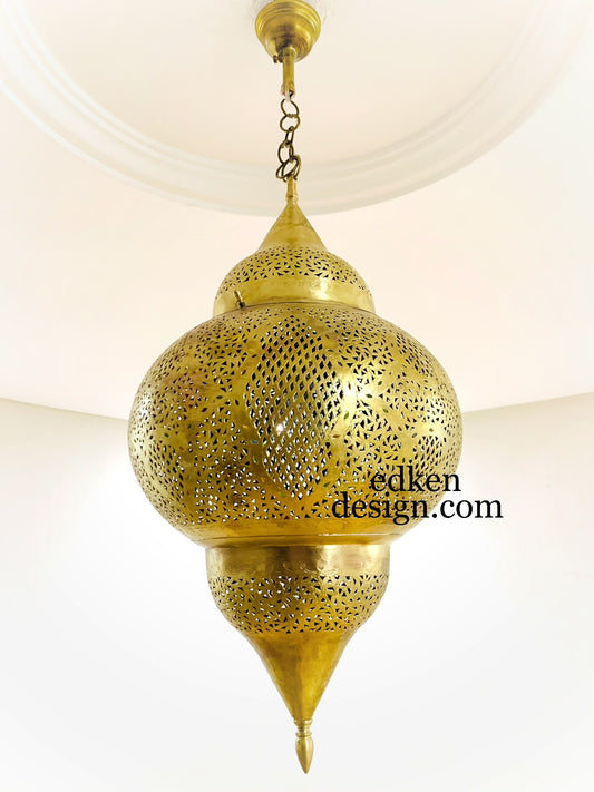 EDKEN LIGHTS - OFF  Morocco Ceiling Lamp Shades Fixture brass Morocco Chandelier