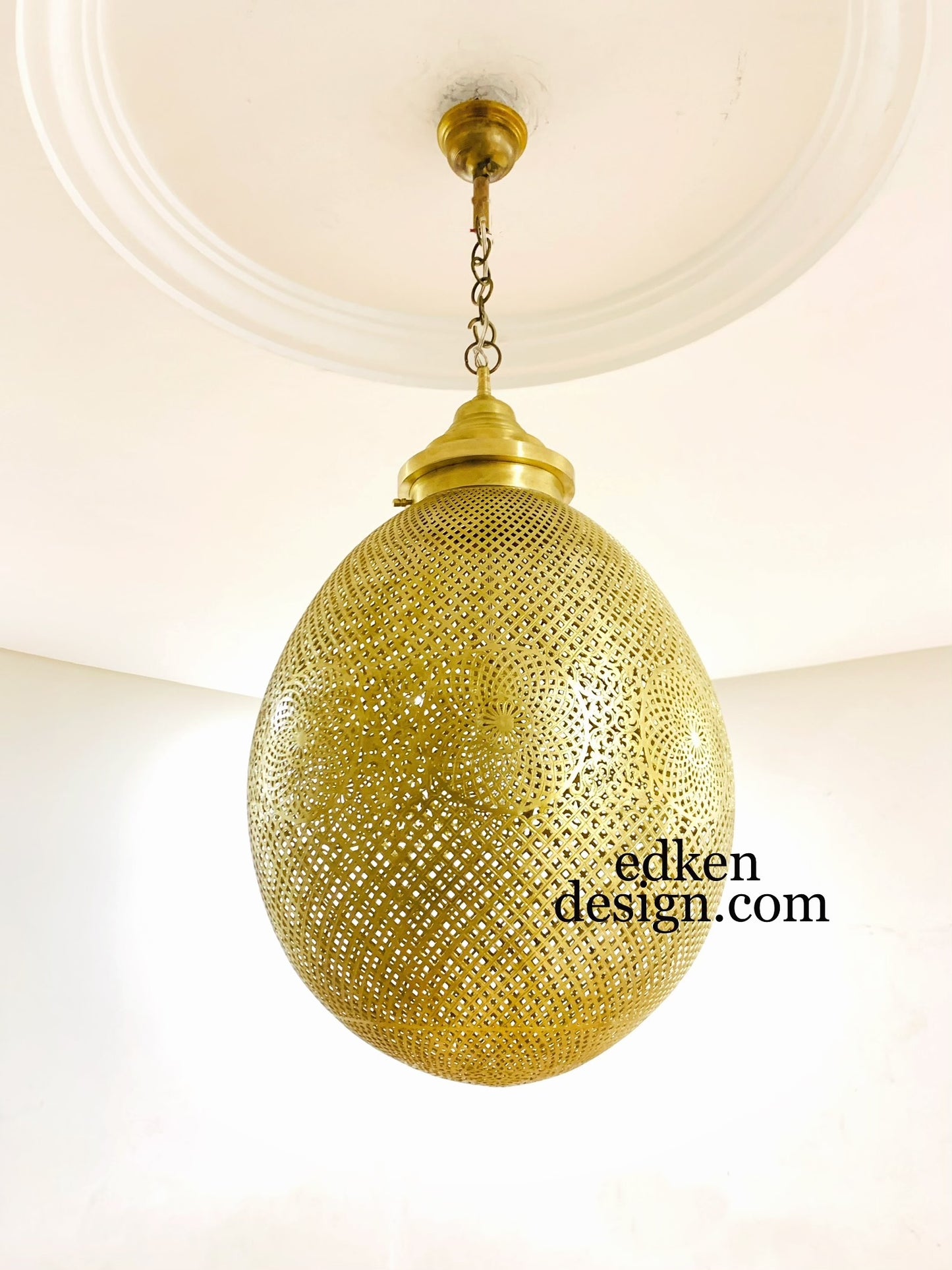 EDKEN LIGHTS - Switch Off Morocco Ceiling Lamp Shades Lemon Shape Design Fixture 