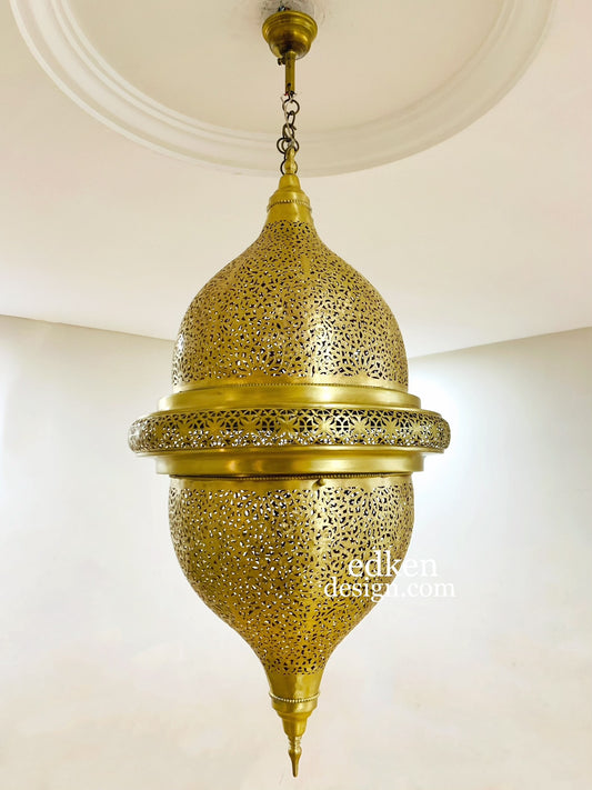 EDKEN LIGHTS - Switched Off Morocco Ceiling Lamp Pendant Shades Fixture Moroccan Handcrafted Hanging Lights