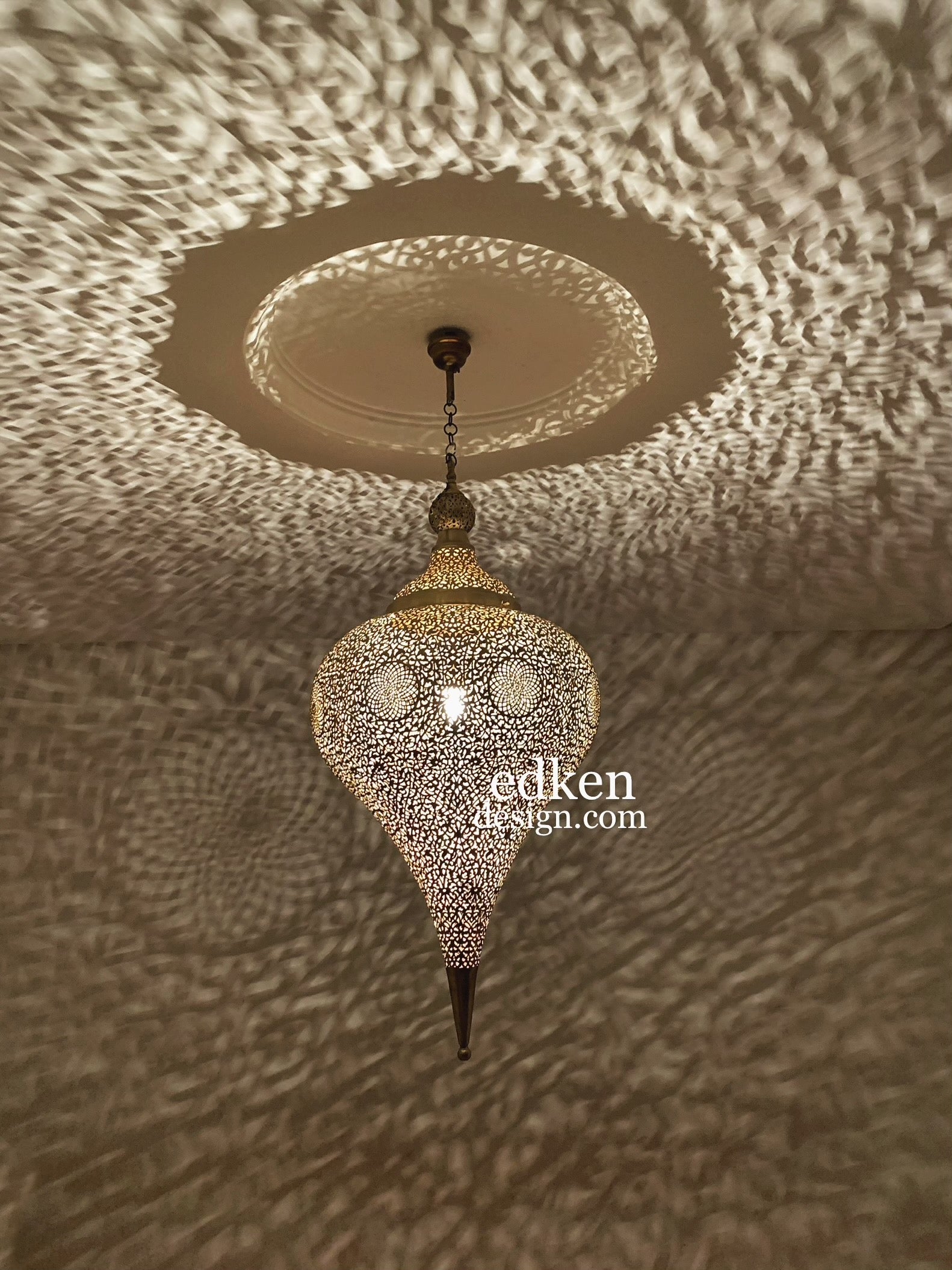 EDKEN LIGHTS - Morocco Ceiling Lamp Shades Fixture Tear Shape On