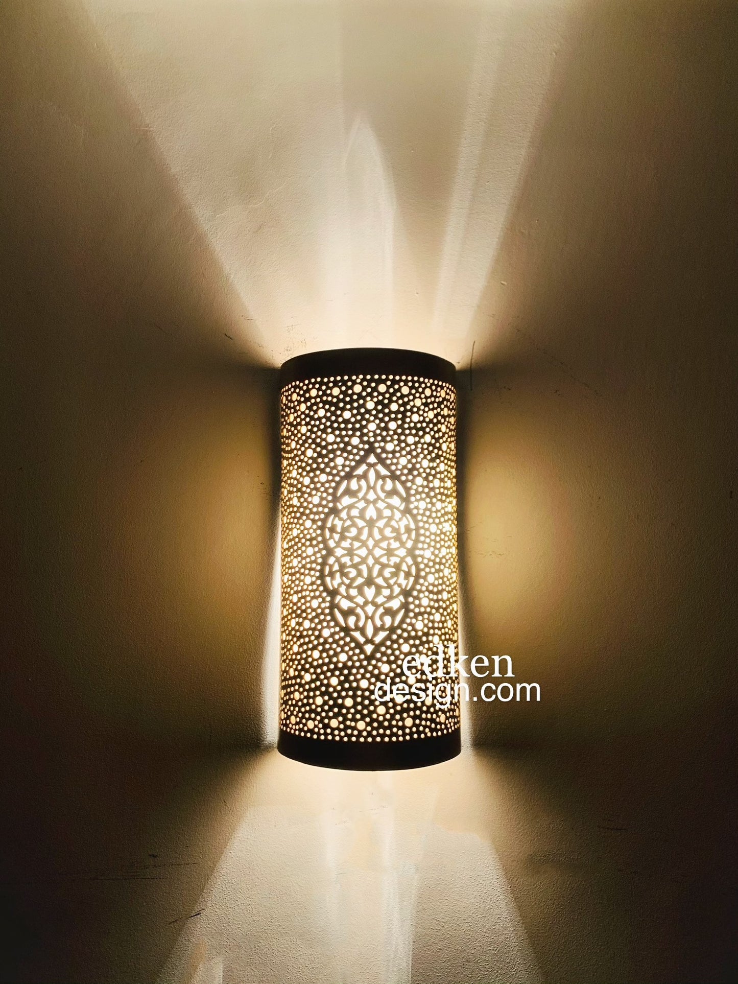 EDKEN LIGHTS - Moroccan Wall Lamps Sconce Fixture Morocco Wall Lights Handmade Brass lampshades Vintage Wall Design Home Decor